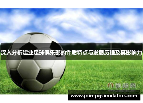 深入分析建业足球俱乐部的性质特点与发展历程及其影响力